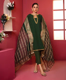 3 Pcs Women's Unstitched Silk Plain Suit